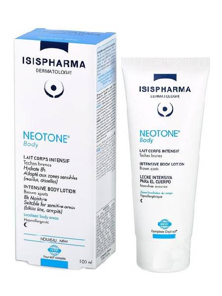 Isis Pharma Neotone Intensive Body<br>لۆشنی تایبەت بە پەڵەی پێستی لەش